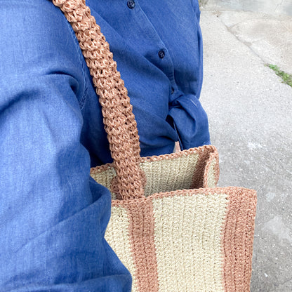 Striped Crochet Bag ÇantalarvvCOOPERATIVESTUDIO Cooperative Studio ##color##