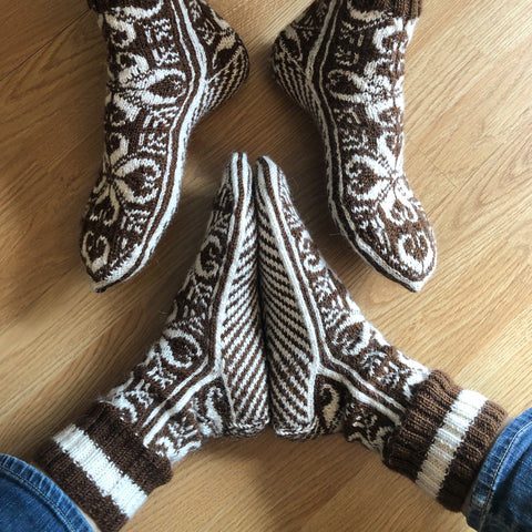 Snow  Socks Kahve