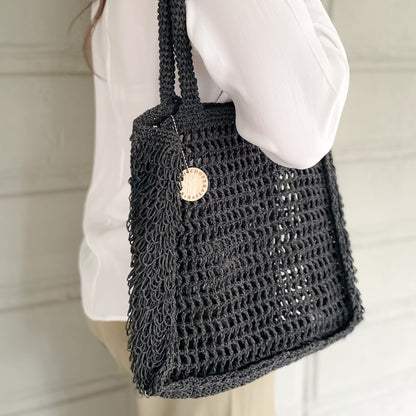 Tasseled Paper Tote ÇantalarvvCOOPERATIVESTUDIO Cooperative Studio ##color##