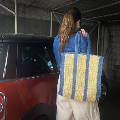 Striped Crochet Bag ÇantalarvvCOOPERATIVESTUDIO Cooperative Studio ##color##