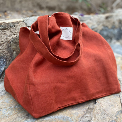 Cube Bag Linen