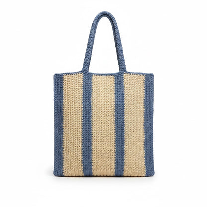 Striped Crochet Bag