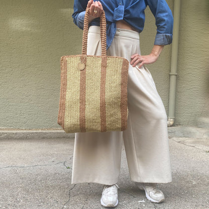 Striped Crochet Bag ÇantalarvvCOOPERATIVESTUDIO Cooperative Studio ##color##