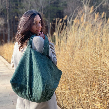 Cooperative Studio Bags — Cube Bag Wool — Yeşil
