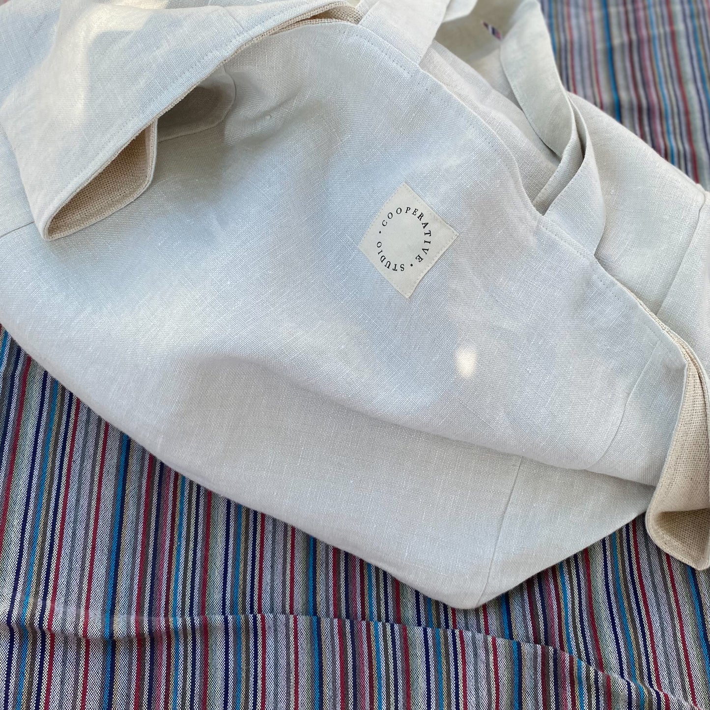 Cube Bag Linen