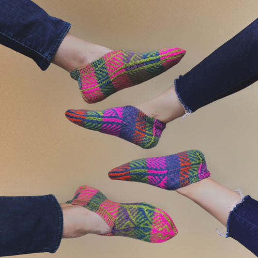 Pop Rainbow Patik Socks
