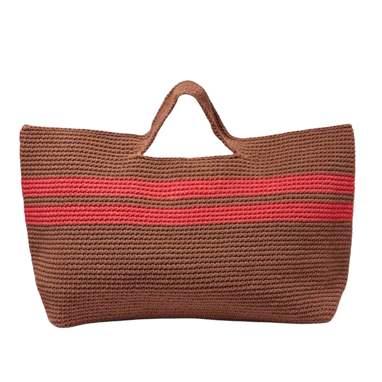 Shopping Crochet Bag "Caramel" Large ÇantalarvvCOOPERATIVESTUDIO Cooperative Studio ##color##