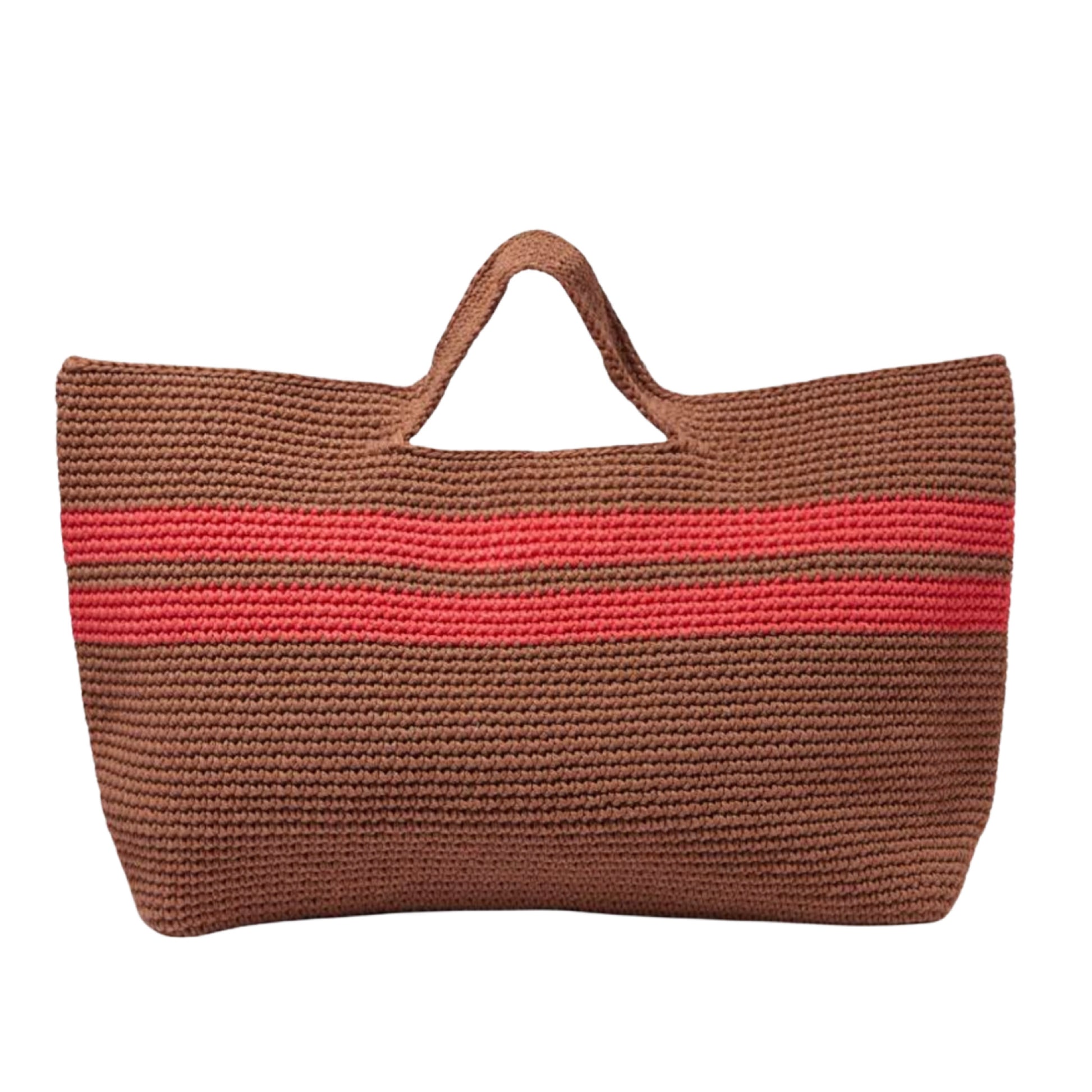 Shopping Crochet Bag "Caramel" Large ÇantalarvvCOOPERATIVESTUDIO Cooperative Studio ##color##