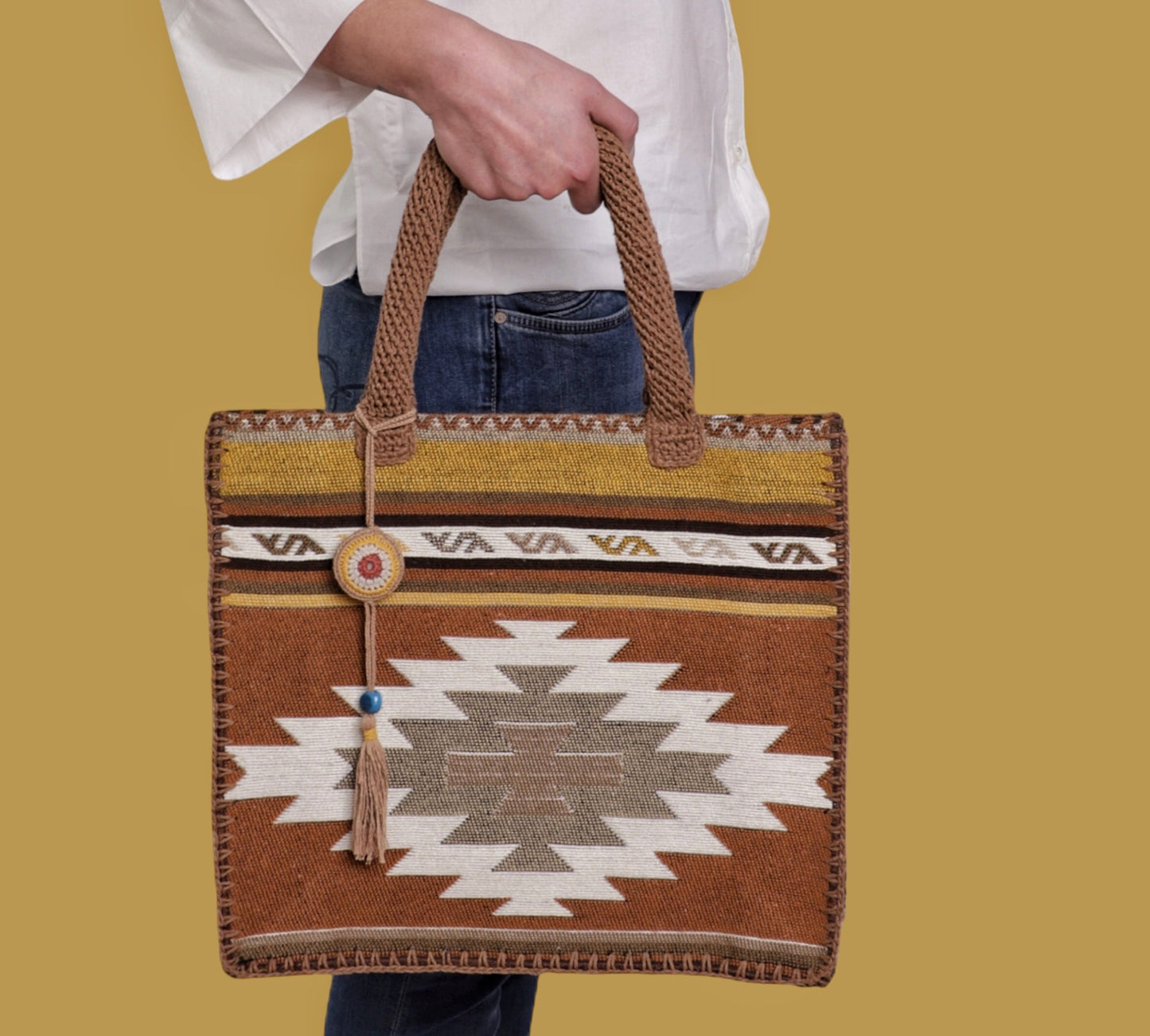 Kilim Crochet Bag