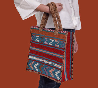 Kilim Crochet Bag