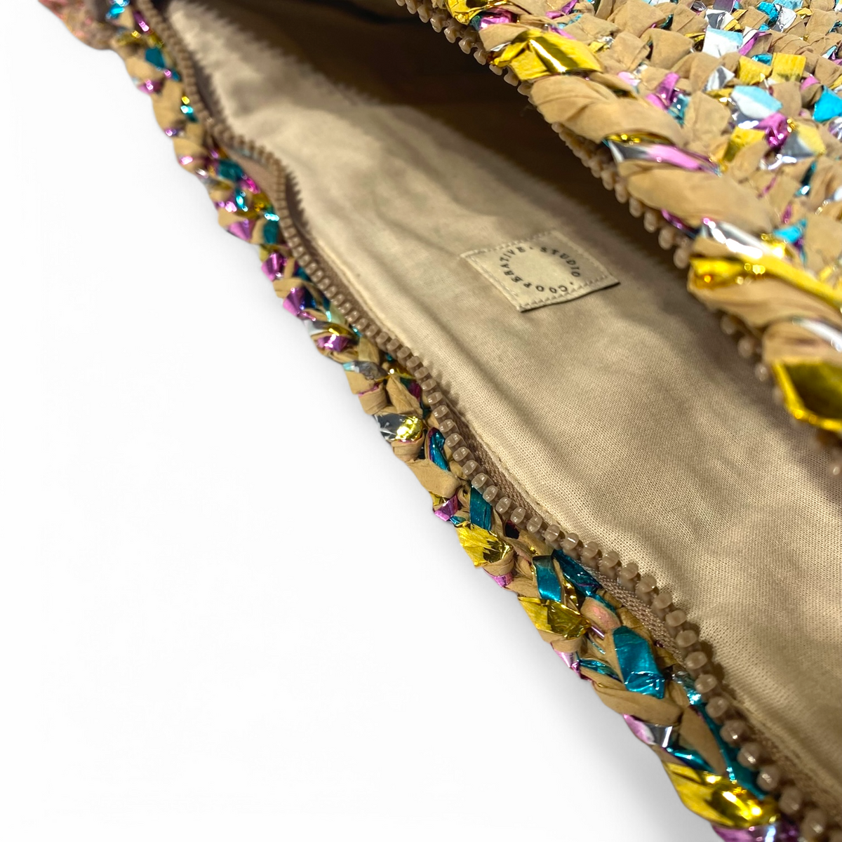 Cooperative Studio Bags — Metallic Clutch — Çok Renkli