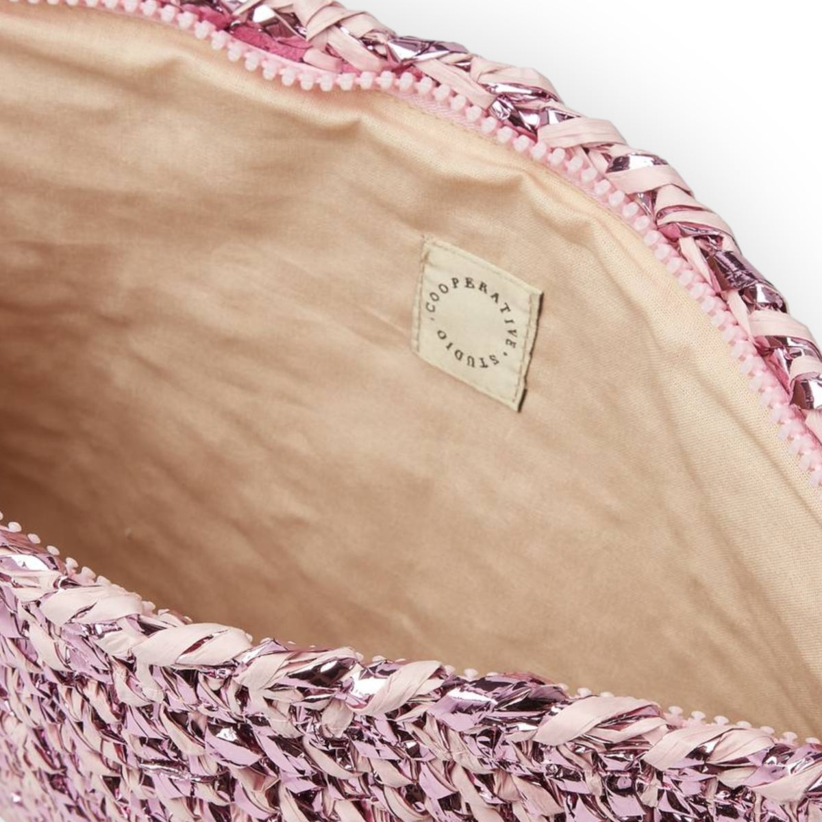 Cooperative Studio Bags — Metallic Clutch — Pudra Pembe
