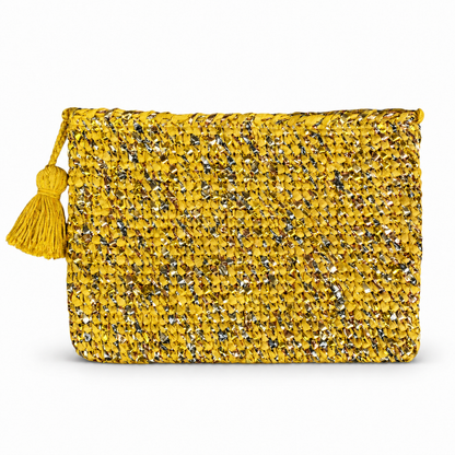 Cooperative Studio Bags — Metallic Clutch — Sarı