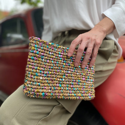 Cooperative Studio Bags — Mini Metallic Clutch — Çok Renkli
