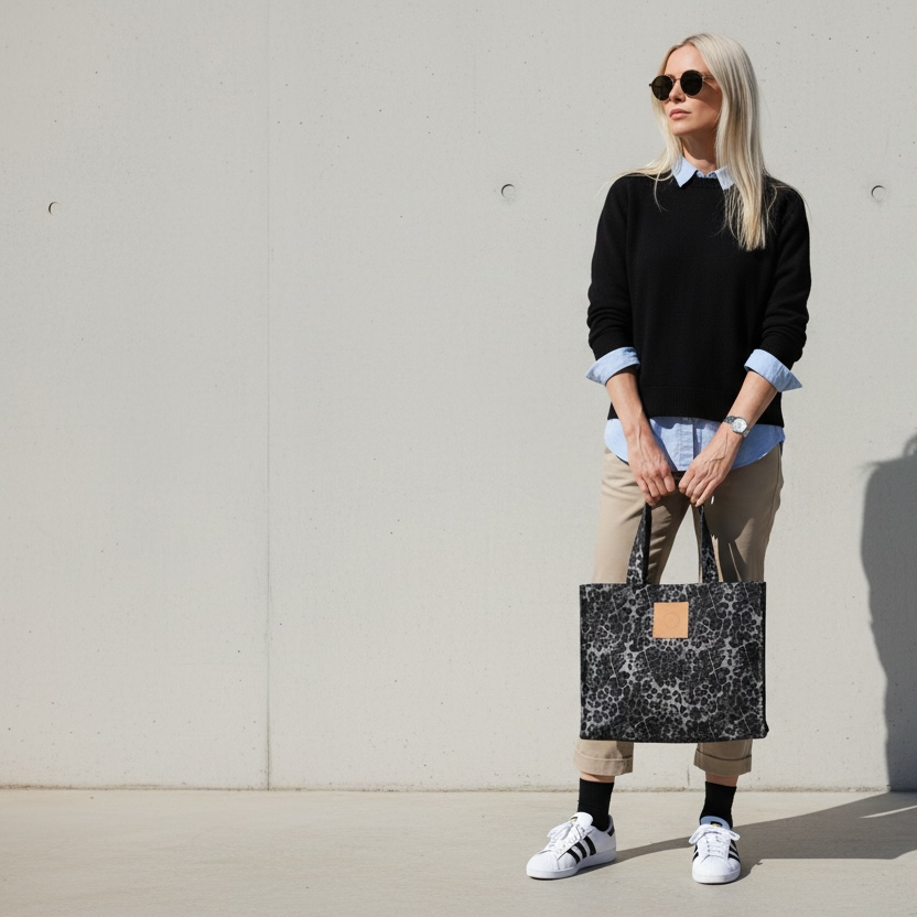 Cooperative Studio Bags — Nice Tote — Siyah Leopar