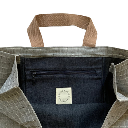 Cooperative Studio Bags — Plaid Bag — Gri