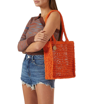 Tasseled Paper Tote ÇantalarvvCOOPERATIVESTUDIO Cooperative Studio ##color##
