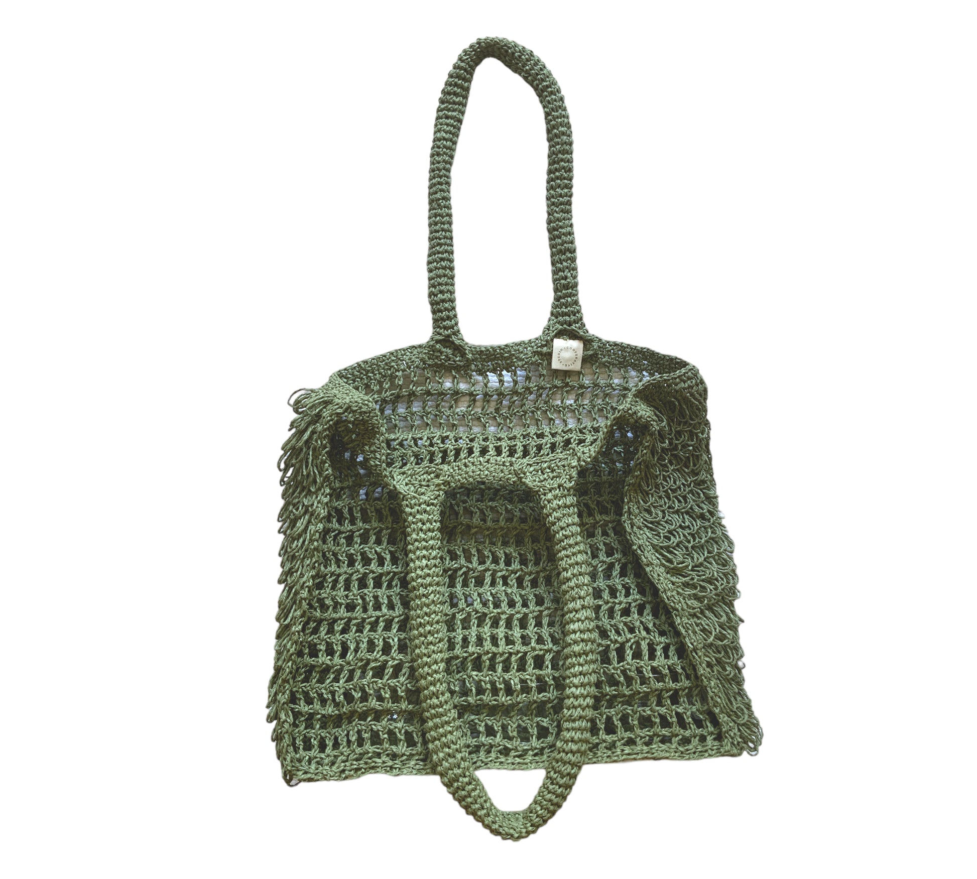 Tasseled Paper Tote ÇantalarvvCOOPERATIVESTUDIO Cooperative Studio ##color##