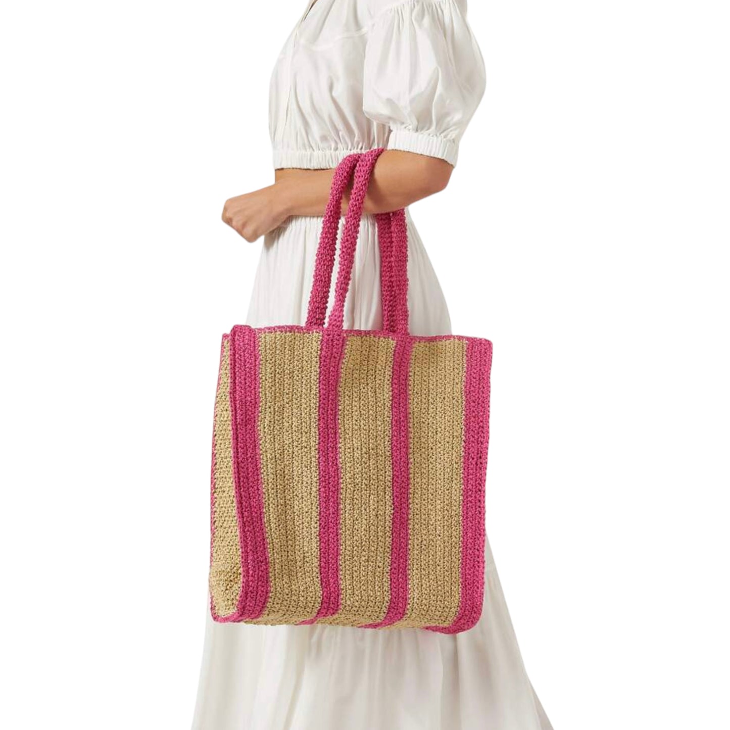 Striped Crochet Bag ÇantalarvvCOOPERATIVESTUDIO Cooperative Studio ##color##