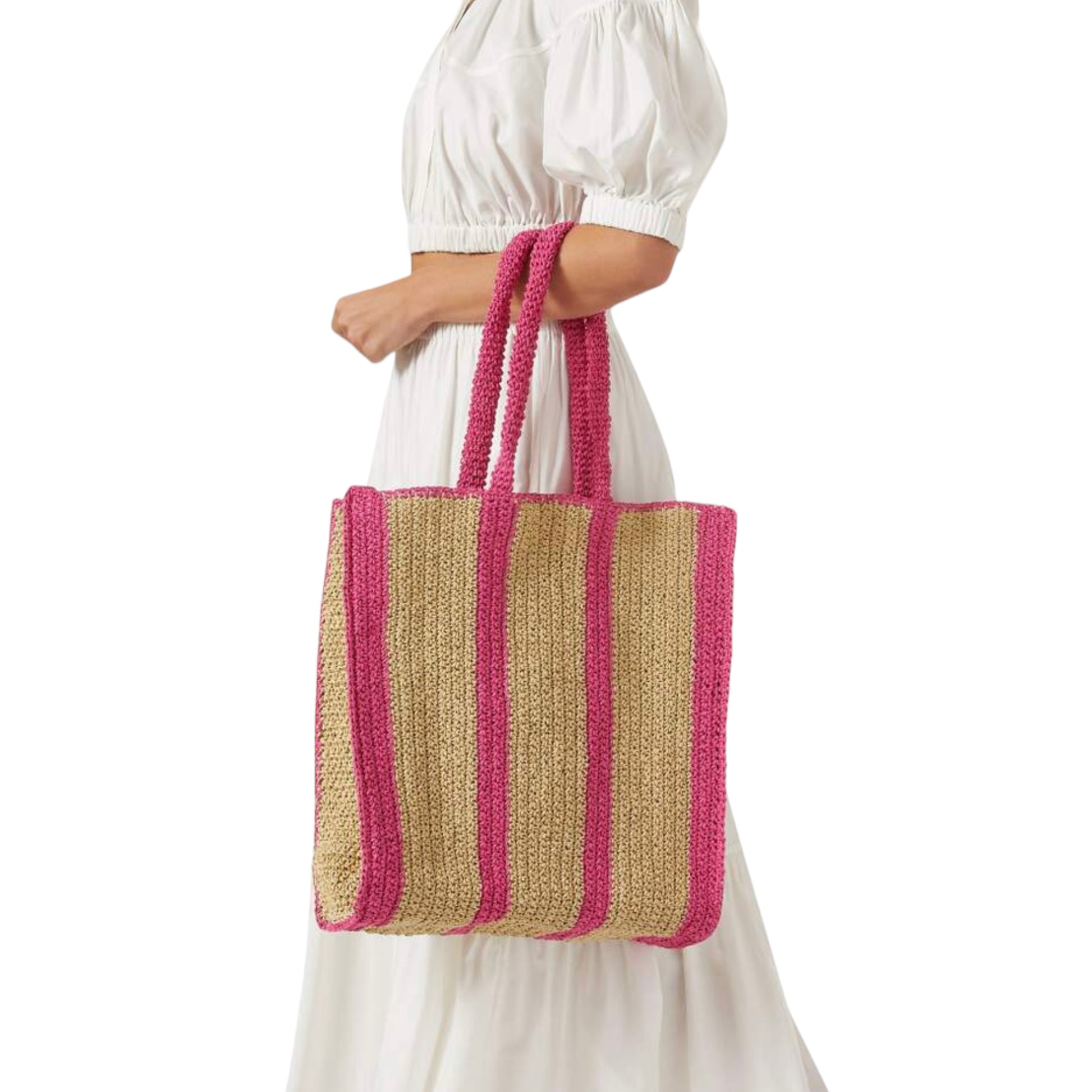 Striped Crochet Bag ÇantalarvvCOOPERATIVESTUDIO Cooperative Studio ##color##