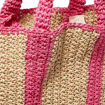 Striped Crochet Bag ÇantalarvvCOOPERATIVESTUDIO Cooperative Studio ##color##