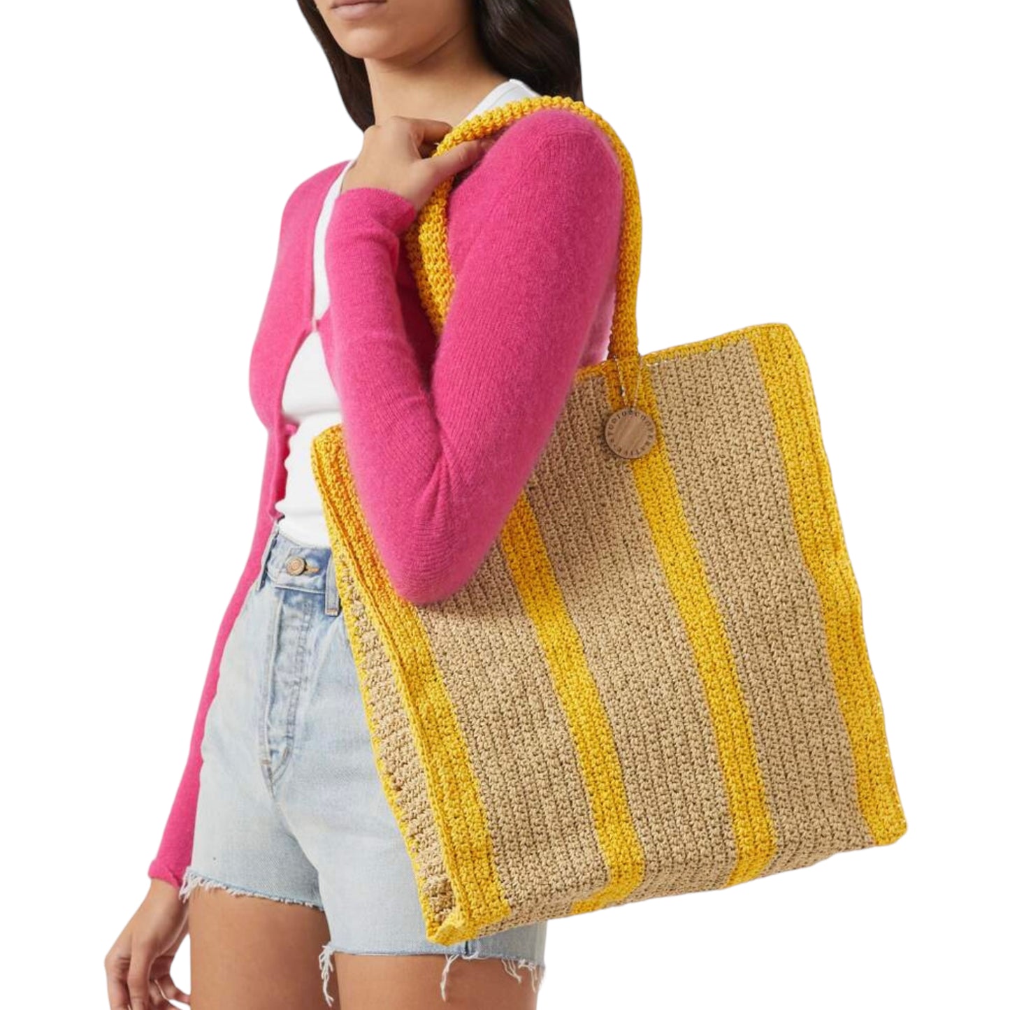 Striped Crochet Bag ÇantalarvvCOOPERATIVESTUDIO Cooperative Studio ##color##